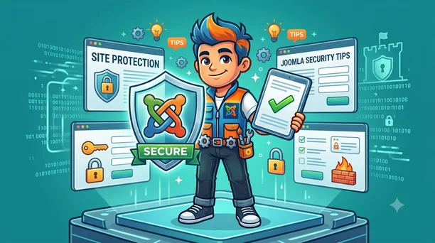 Illustration sécurité de site Joomla